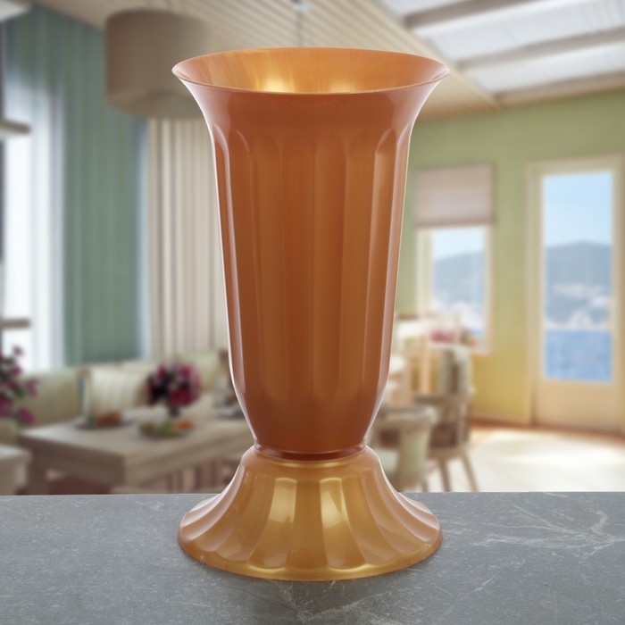 Ваза 1 л "Цветочная", цвет МИКС