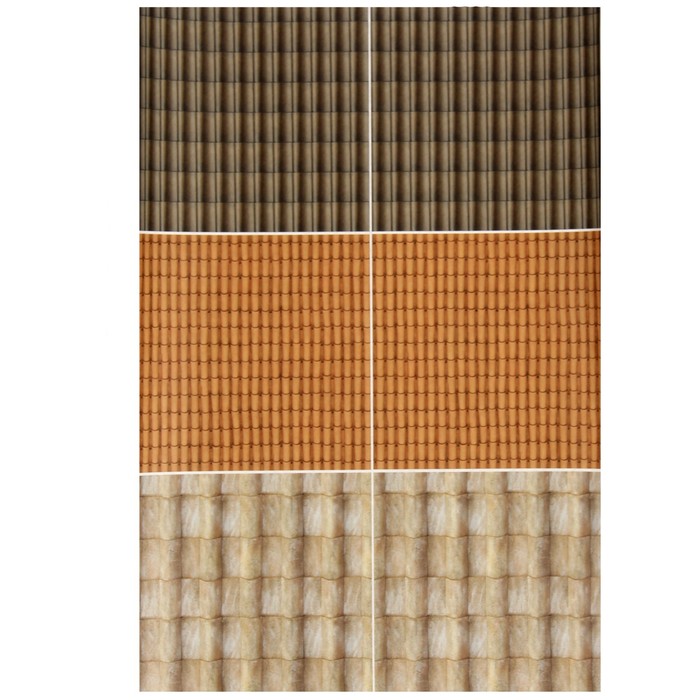 Декупажная карта "Крыши" плотность 45г/м2, формат А4