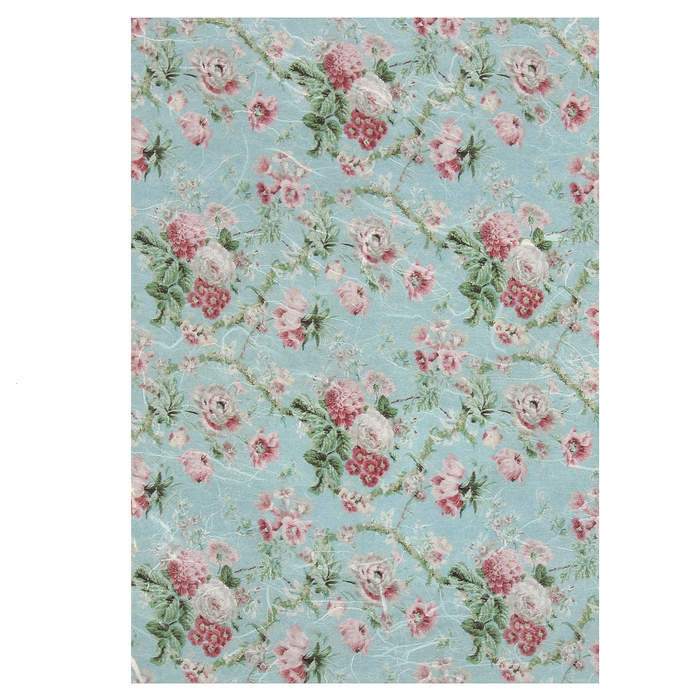 Рисовая декупажная карта "Стариные обои" плотность 25г/м2. формат А4