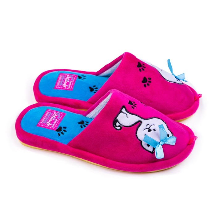 Тапочки женские арт. DW-С-8-101-07, цвет розовый, размер 38