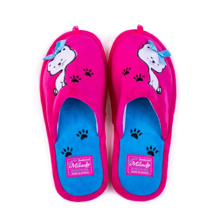 Тапочки женские арт. DW-С-8-101-07, цвет розовый, размер 40