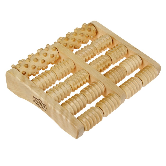 Массажер банный для ног "Добропаровъ" роликовый, комбинированный, ряды