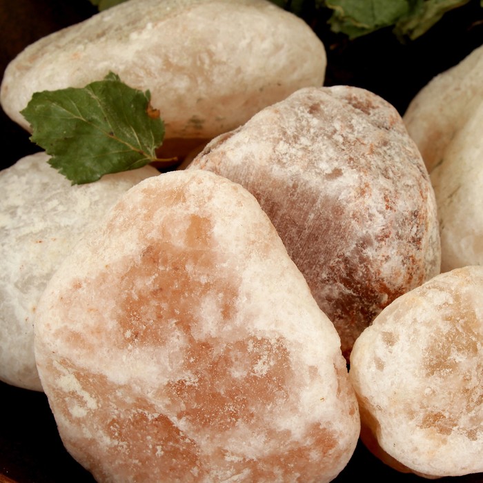 Гималайская соль "Добропаровъ" с маслом пихты, розовая, галька, 50-120 мм, 5 кг