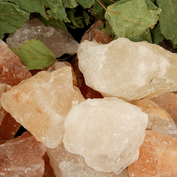 Гималайская розовая соль "Добропаровъ" с маслом апельсина, колотая, 50-120мм, 5 кг