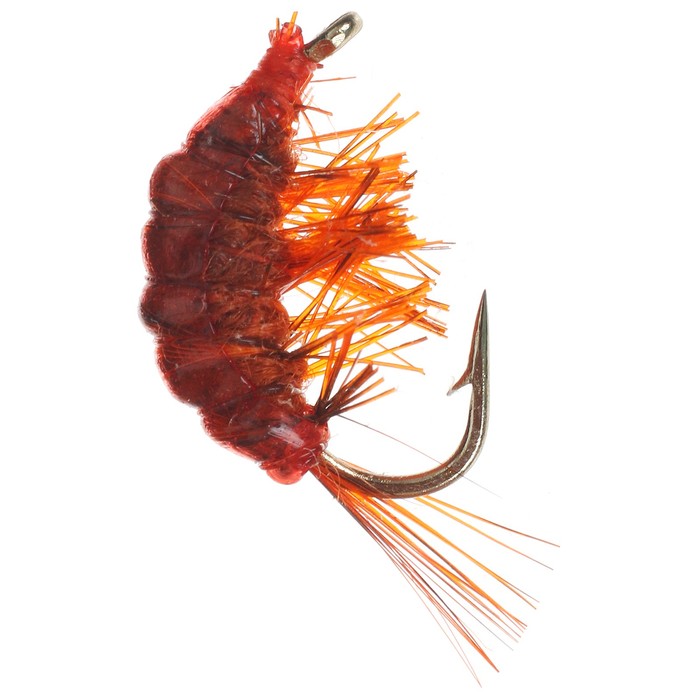 Мушка Gammarus Amphipod, 12, orange