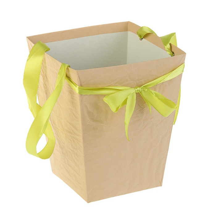 Пакет для цветов из эколюкса, микс, 22,5 х 18 х 18 см