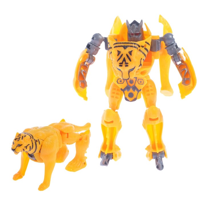 Робот-трансформер «Зверобот», 8 видов, МИКС