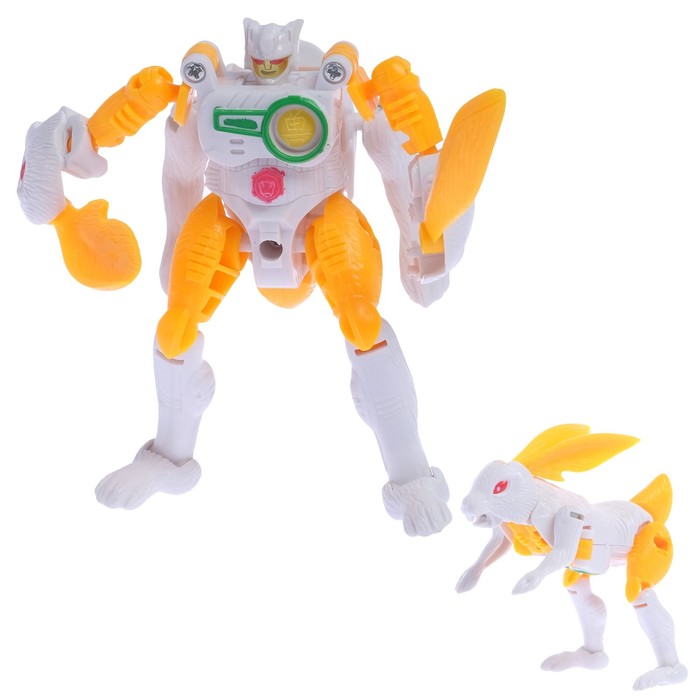 Робот-трансформер «Зверобот», 8 видов, МИКС