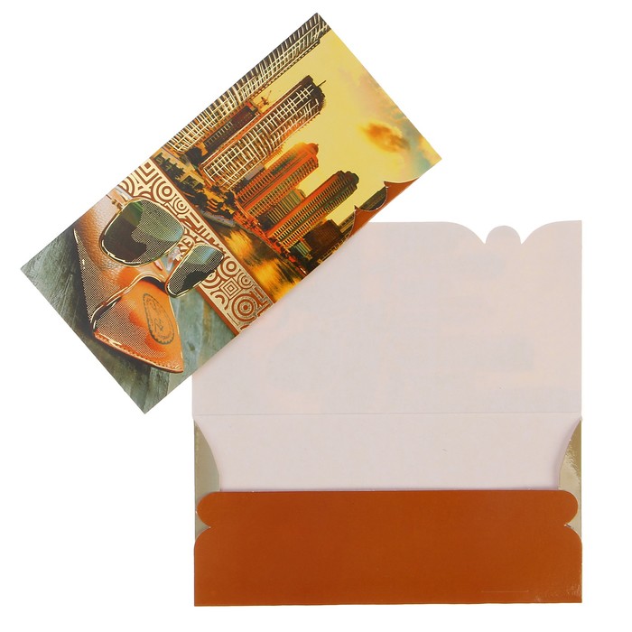 Конверт для денег "Универсальный" небоскрёбы