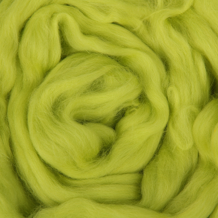 Шерсть для валяния 100% тонкая шерсть 50гр (37 Липа)