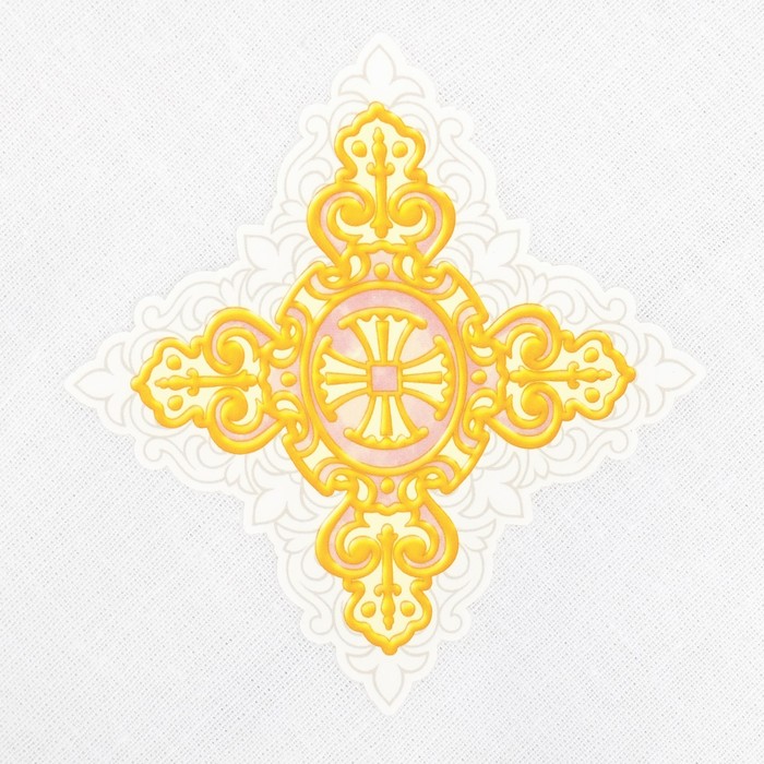 Набор крестильный для девочки (рубашка, пелёнка, мешок), рост 86-92 (28), 1,5-2 года,100% хлопок, бязь