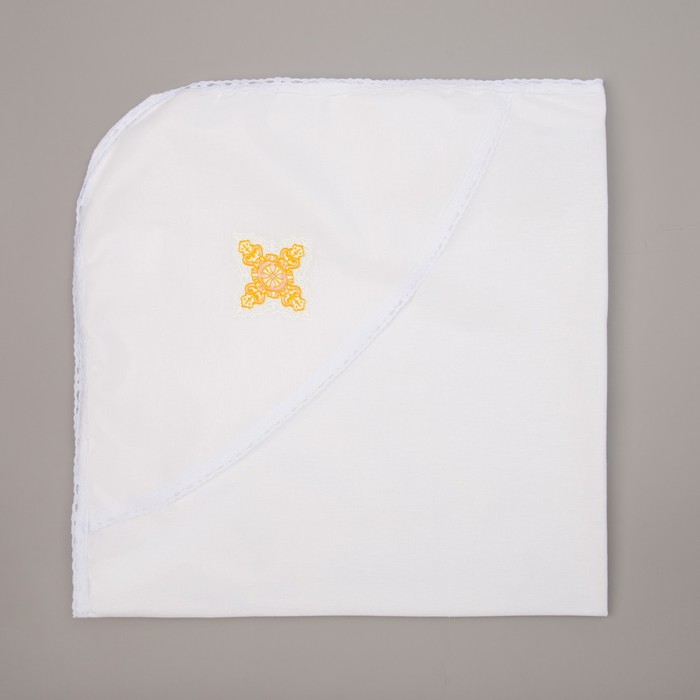 Набор крестильный для девочки (рубашка, пелёнка, мешок), рост 86-92 (28), 1,5-2 года,100% хлопок, бязь