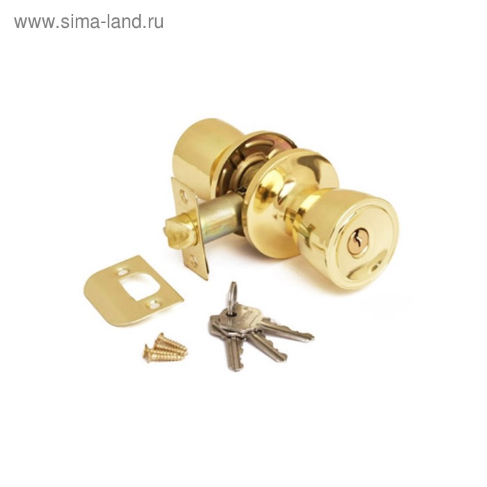 

Защелка ручка Avers 0590-01-G, с ключом, с фиксатором, цвет золото
