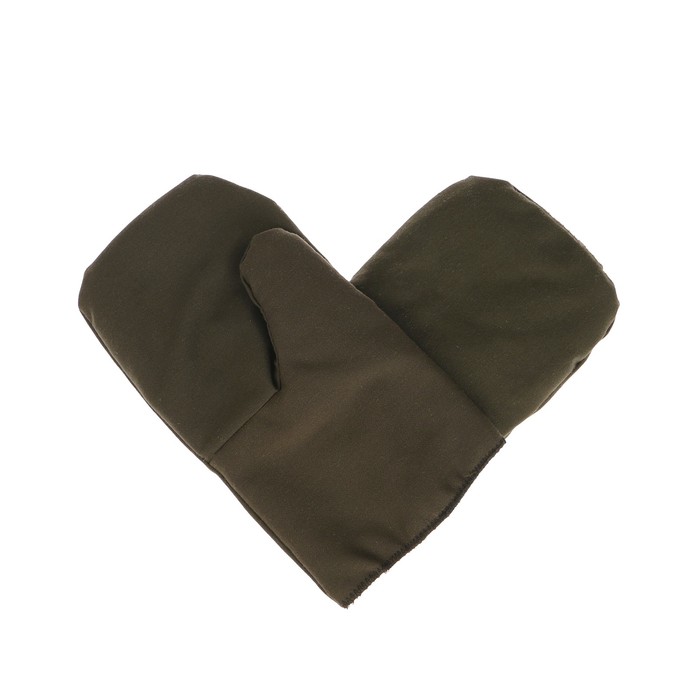 Рукавицы утеплённые, диагональ, бязь, утеплитель ватин, брезентовый наладонник, цвет хаки