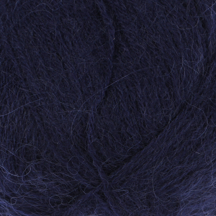 Пряжа "Angora de lux" 70% мохер, 30% акрил 520м/100гр (583 т. синий)