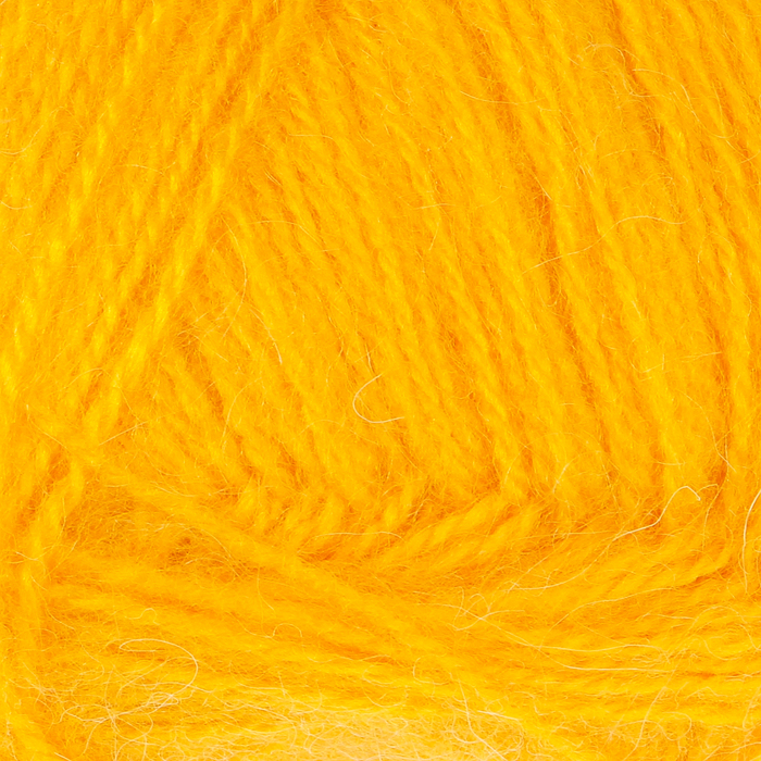 Пряжа "Angora" 40% мохер, 60% акрил 500м/100гр (586 канарейка)