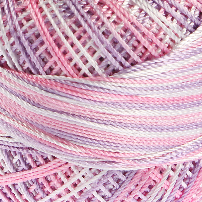 Пряжа "Tulip" 100% микрофибра 250м/50гр (458 сир-роз-бел)