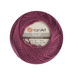 

Пряжа "Tulip" 100% микрофибра 250м/50гр (467 персид.сирень)