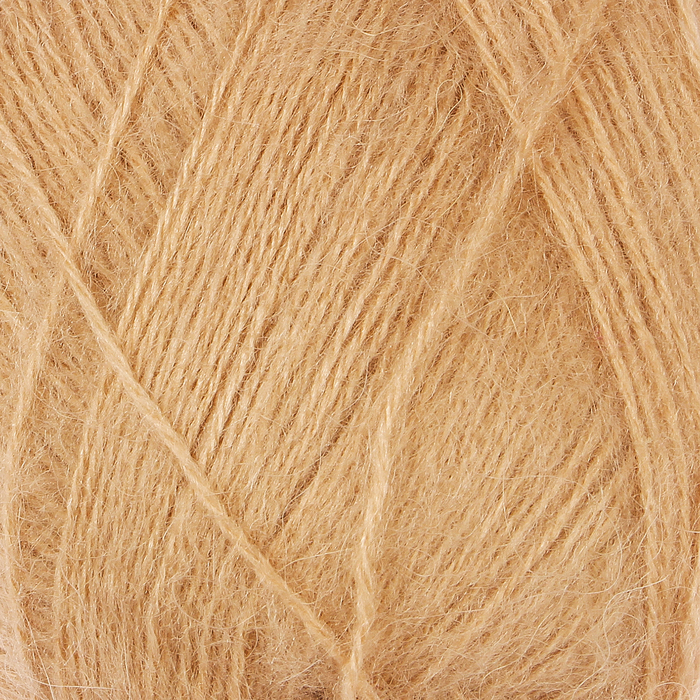 Пряжа "Angora de lux" 70% мохер, 30% акрил 520м/100гр (511 бежевый)