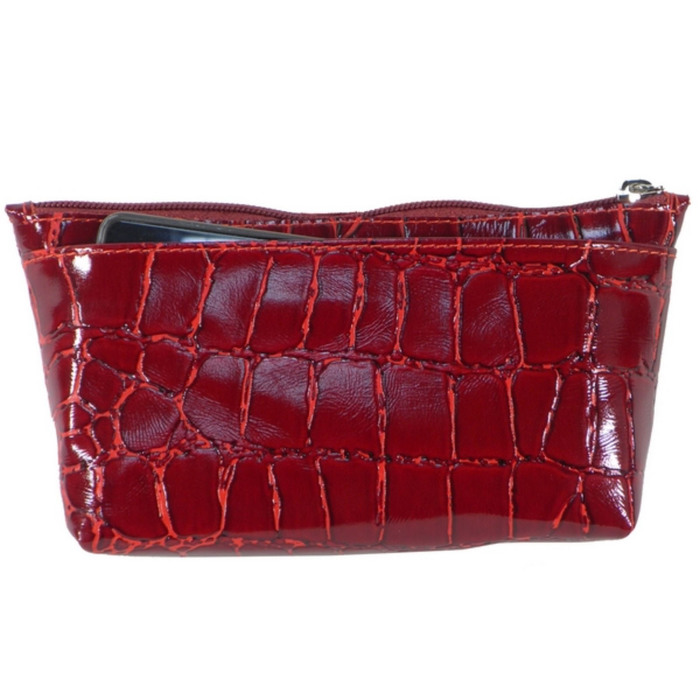 Косметичка простая, цвет красный (F-92-4)