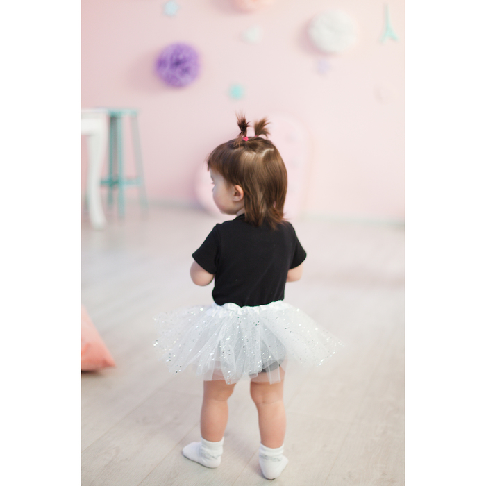 Набор детский Крошка Я "Daddy's princess" юбка и боди, рост 68-74 см (6-9 мес)