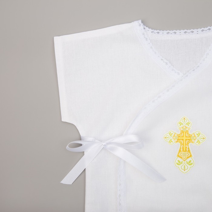 Крестильная рубашка для мальчика, рост 86-92 (28), 1,5-2 года,100% хлопок, бязь