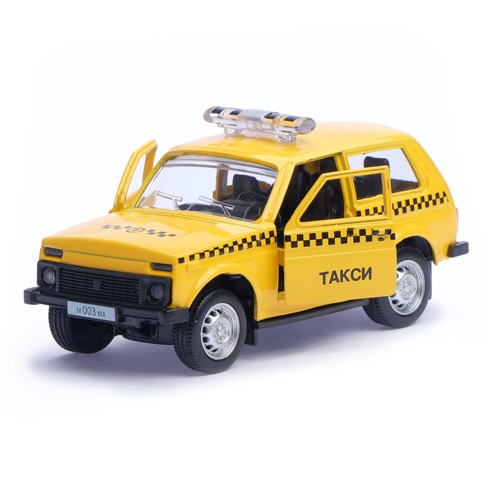 Машина металлическая "Джип Такси", масштаб 1:50, инерция