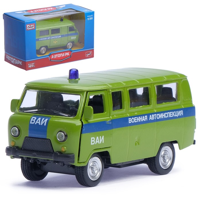 Машина металлическая "Микроавтобус ВАИ", масштаб 1:50, инерция