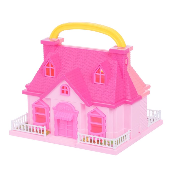 Дом 2 в 1 "Уют" с мебелью и фигурками