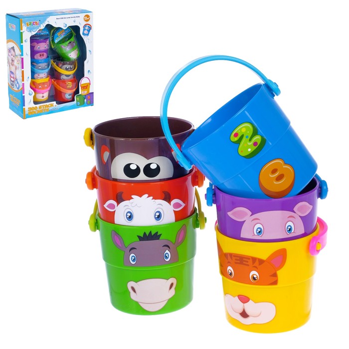 Логическая игрушка «Ведёрки»