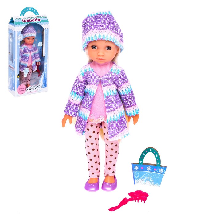 Кукла "Изабелла" в шубке с аксессуарами, МИКС