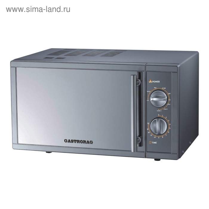 

Микроволновая печь GASTRORAG WD90023SLB7, 1400 Вт, 23 л, гриль, 9 режимов, нерж.сталь