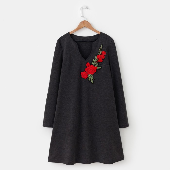 Платье женское "Venezia", цвет серый, р-р 44, рост 168