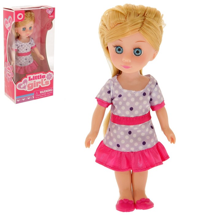 Кукла модная "Лера" в платье, МИКС