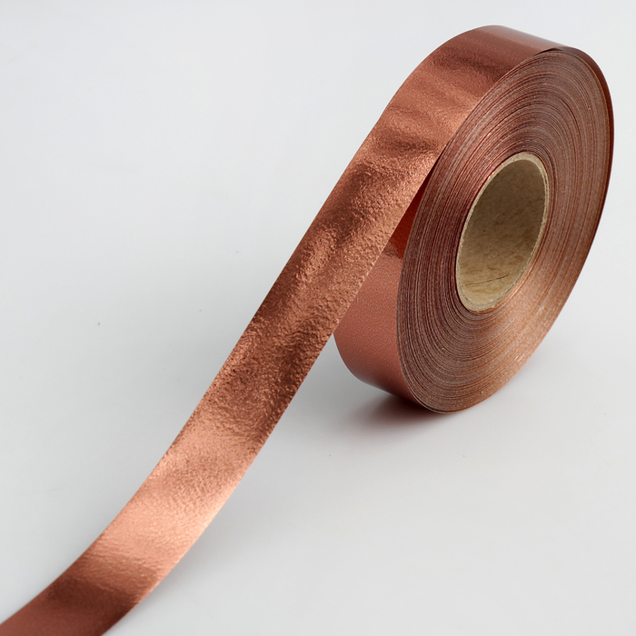 Лента металлизированная, бронза, 2 см х 45 м