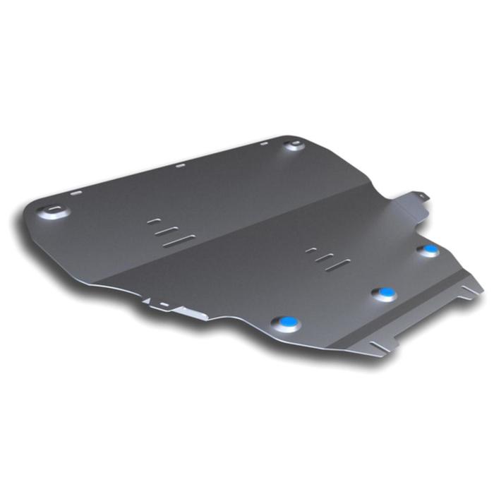 Защита картера и КПП Rival для Volvo V40 Cross Country (V - 2.0 / 4WD) 2013-, крепеж в комплекте, алюминий 4 мм