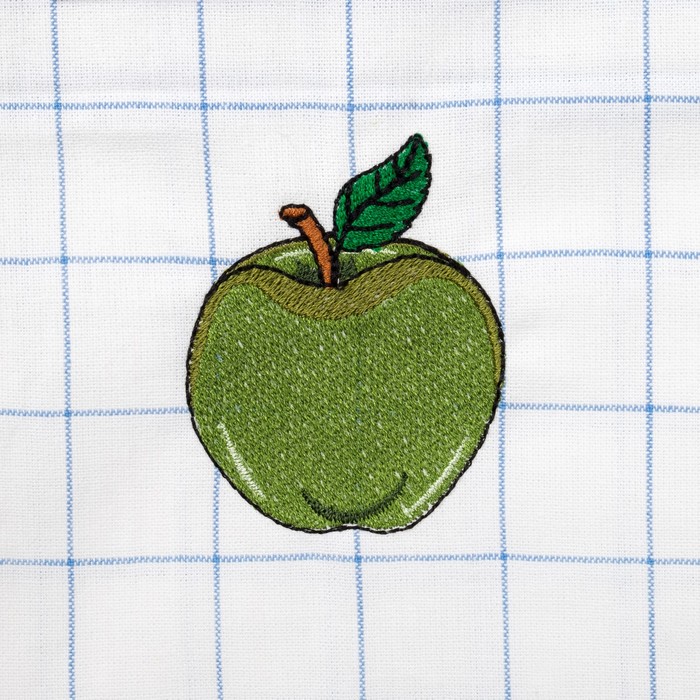 Полотенце Collorista Дары лета - Зелёное Яблоко, 50х70 см, хл. 100%, 200 г/м²