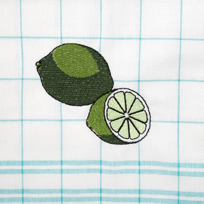 Полотенце Collorista Дары лета - Лайм, 50х70 см, хл. 100%, 200 г/м²