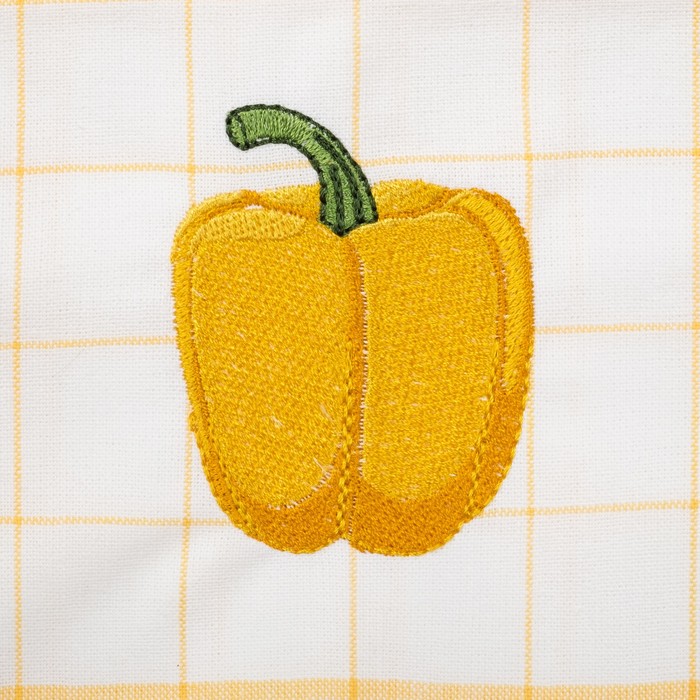 Полотенце Collorista Дары лета - Жёлтый Перец, 50х70 см, хл. 100%, 200 г/м²