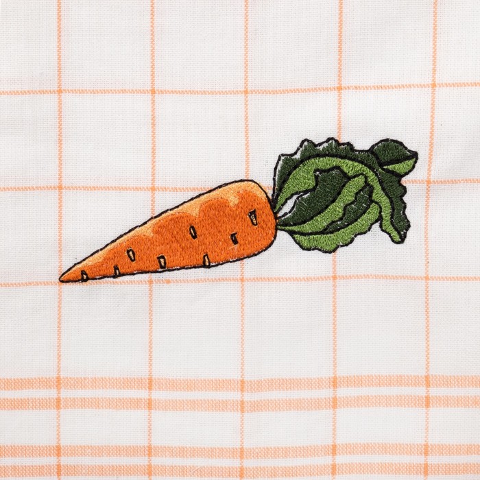 Полотенце Collorista Дары лета - Морковь, 50х70 см, хл. 100%, 200 г/м²