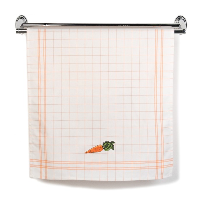 Полотенце Collorista Дары лета - Морковь, 50х70 см, хл. 100%, 200 г/м²