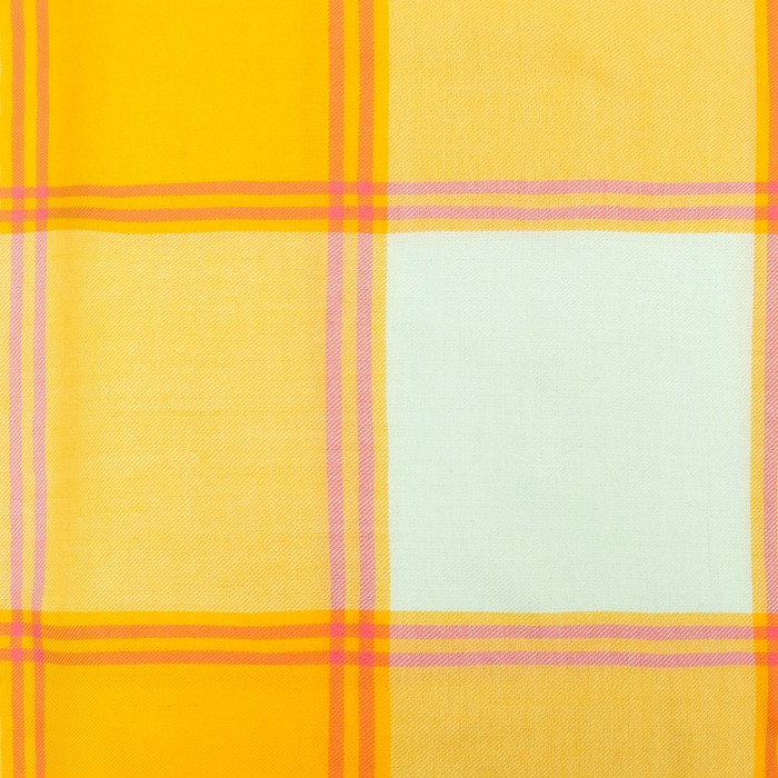 Плед полушерстяной 140х150см,(узелки) 180 г/м2,жел/мят.свеж/гортензия,70% акрил 30% шерсть