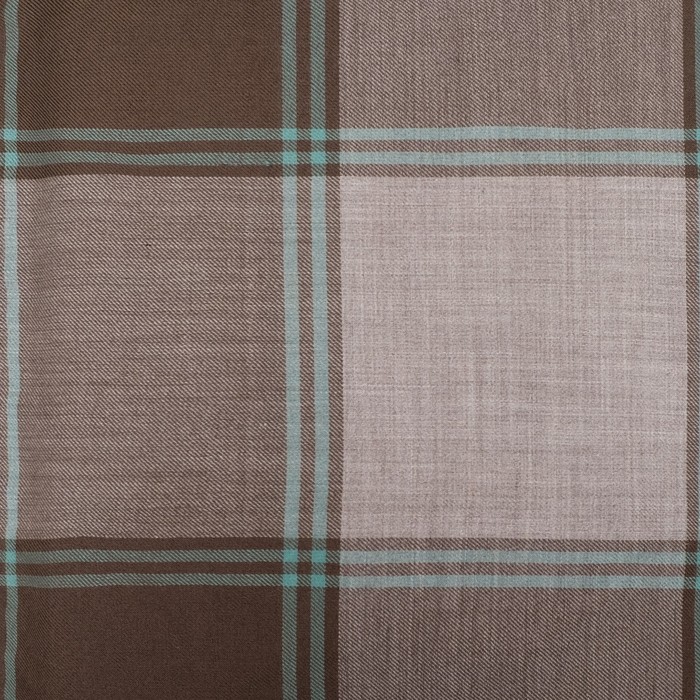 Плед полушерстяной 140х150см,(узелки) 180 г/м2,св.дюна/кора/мор.бриз, 70% акрил 30% шерсть