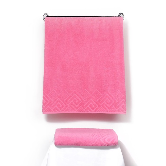 Полотенце махровое Poseidon ПЛ-3501-04000, 70х130, цв. 177 розовый, 350 г/м, 100% хл.