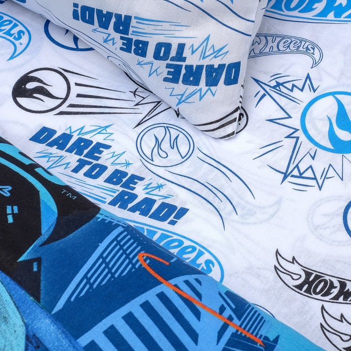 КПБ 1.5 Hot Wheels Найт Сити 143*215, 150*214, 70*70 см 1 шт бязь, хл100 120 гм