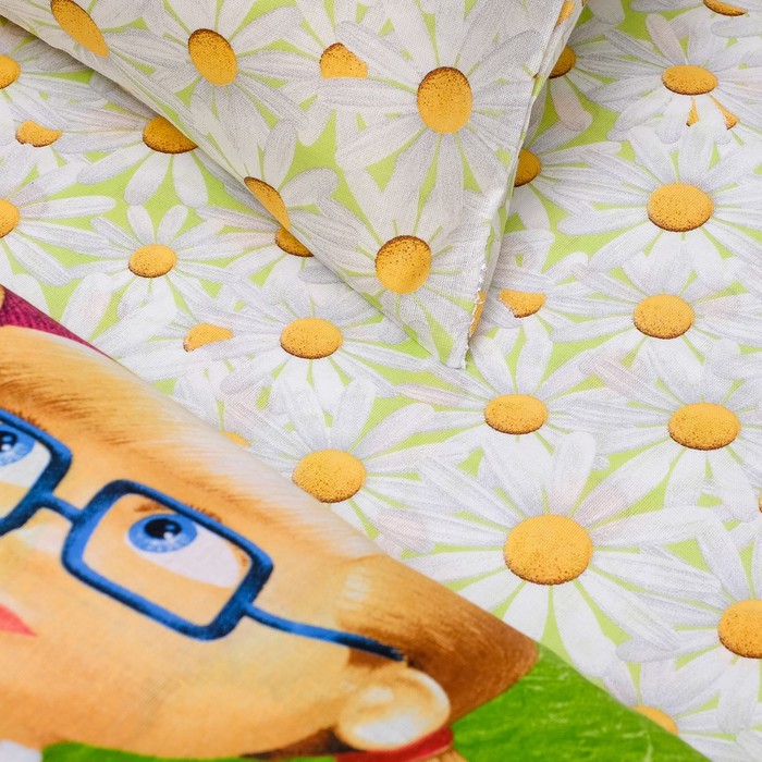 КПБ 1,5 "Маша и Медведь" Двое на одного 143*215, 150*214, 70*70 см 1 шт бязь, хл100 120 гм