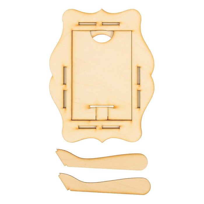 Фоторамка из фанеры №1 (для фото 10х15) (набор 5 детали) 18х23 см