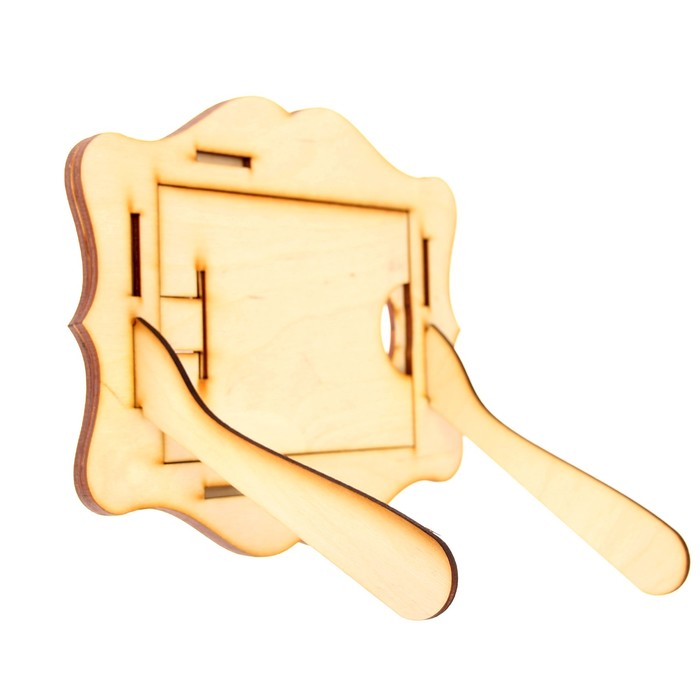 Фоторамка из фанеры №4 (для фото 10х15) (набор 5 деталей) 18х23 см