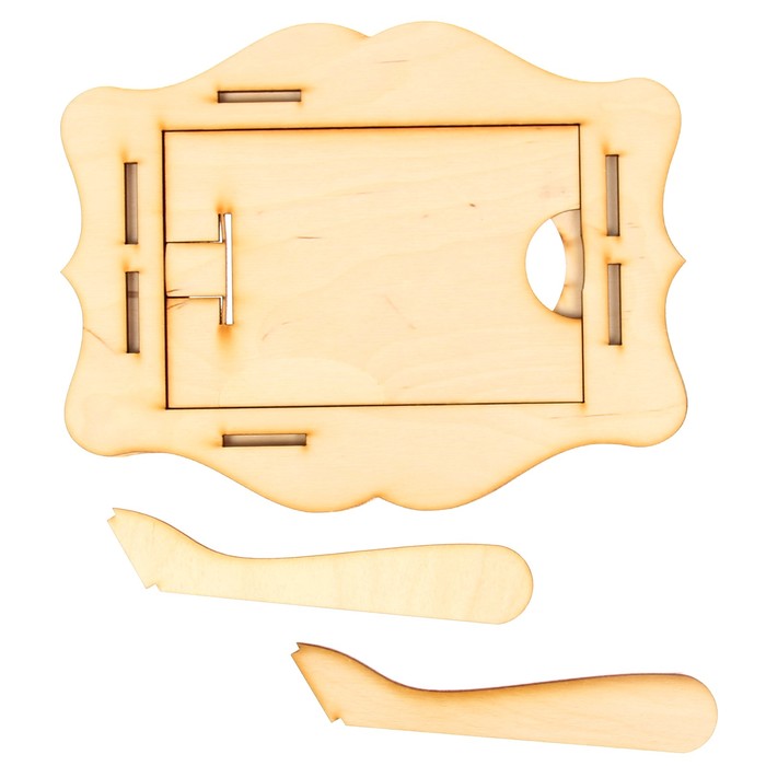 Фоторамка из фанеры №4 (для фото 10х15) (набор 5 деталей) 18х23 см