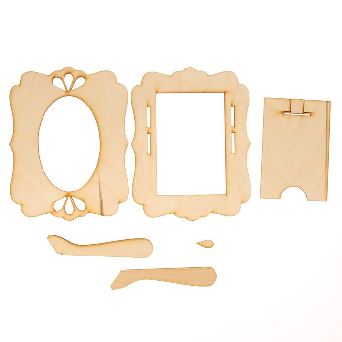 Фоторамка из фанеры №13 (для фото 10х15) 18х23 см (набор 5 деталей)